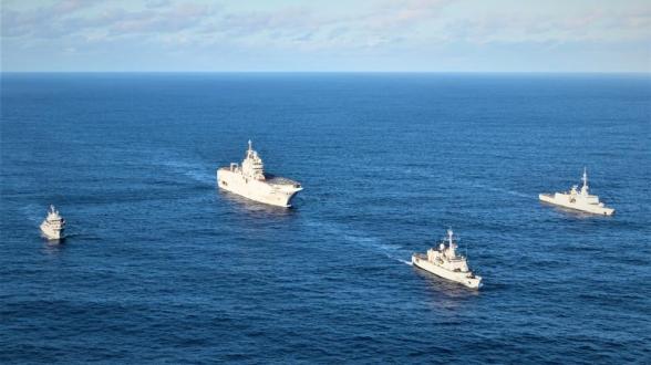 JEANNE D’ARC - Un task group à 4 bâtiments entre La Réunion et le Cap