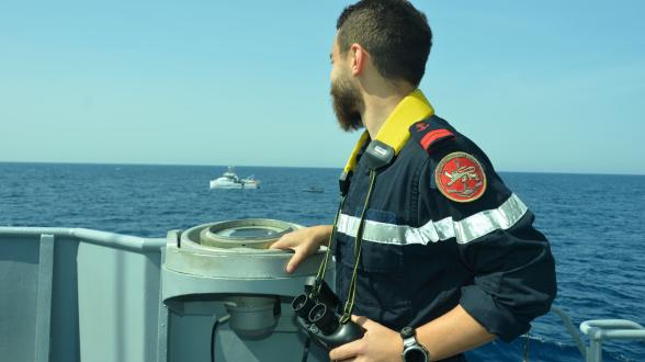Le PHM Commandant Bouan en mission de surveillance des pêches