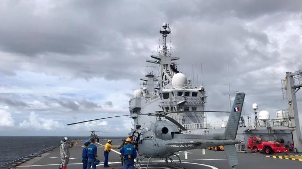 CARAIBES 2022 : Campagne d’appontage pour les équipages d’hélicoptères de Guyane