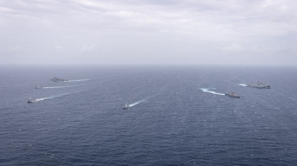 CARAÏBES 2022 : Coopération réussie pour la composante aéromaritime française et américaine !  