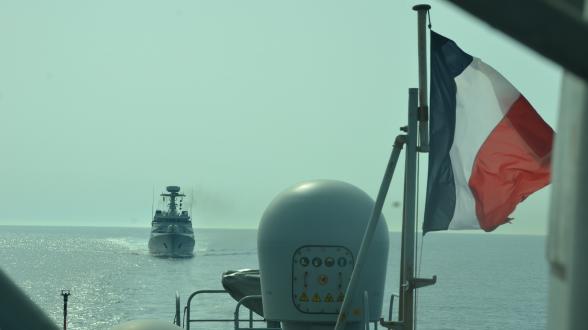 Méditerranée – Coopération entre la Marine Royale marocaine et la Marine nationale au large de Toulon