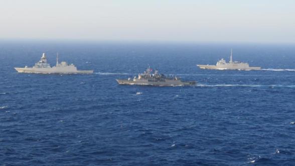 Méditerranée orientale – Visite du COM SNMG2 sur la FREMM Provence