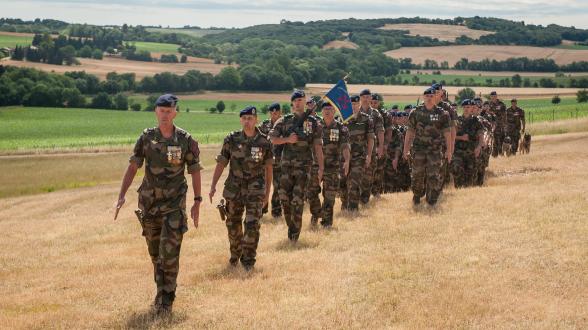 Un nouveau commandant pour la compagnie de fusiliers marins Colmay
