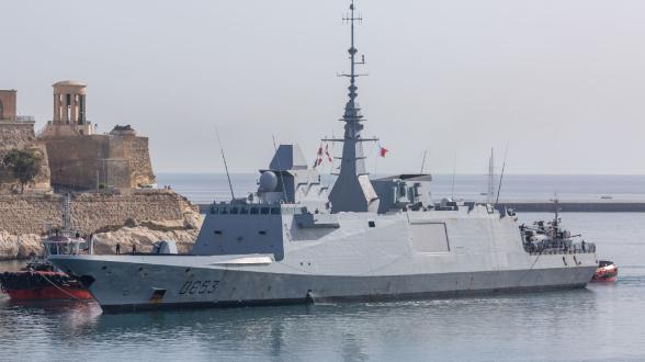  Méditerranée centrale : la FREMM Languedoc B en escale à Malte