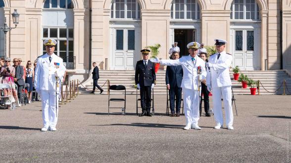 Passation de commandement du bataillon de marins-pompiers de Marseille