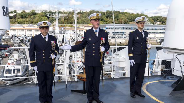 Un nouveau commandant pour le Borda