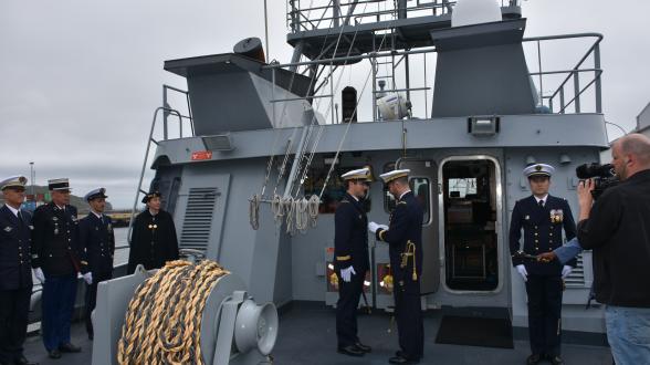 Un nouveau commandant  pour le patrouilleur Fulmar