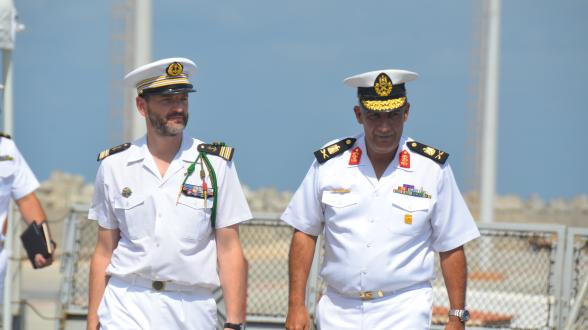  L’Aconit coopère avec la Marine égyptienne