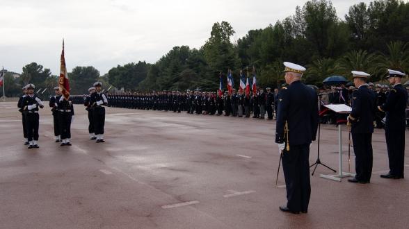  Cérémonie de présentation aux drapeaux du pôle écoles Méditerranée