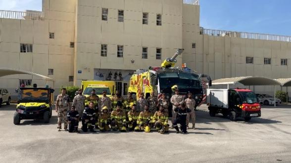  FFEAU – Exercice franco-émirien de lutte incendie sur la base navale d’Abu Dhabi