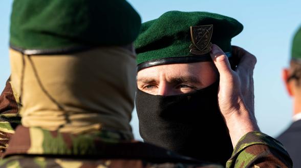  Cérémonie de tradition de l’École des fusiliers marins au port de Kerroc’h