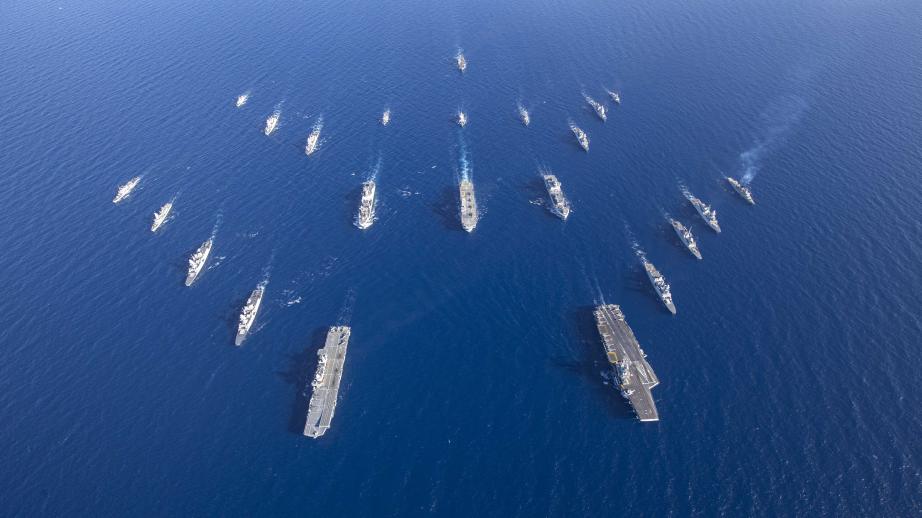 Akila - Bilan de la participation du groupe aéronaval à l’exercice franco-italien Mare Aperto