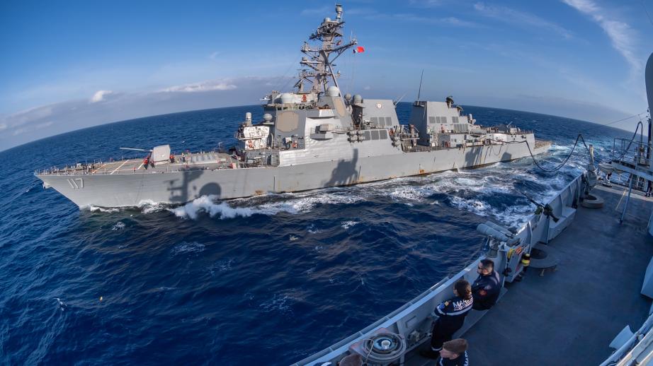 La Somme navigue en Méditerranée au sein du SNMG2 