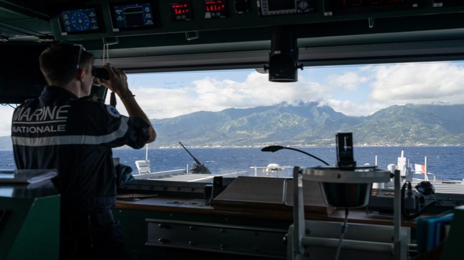 Arrivée du POM Teriieroo a Teriierooiterai à Papeete