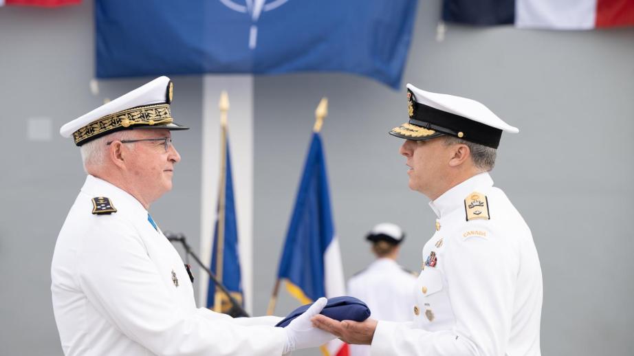 Passation de commandement pour le SNMG2 en Méditerranée