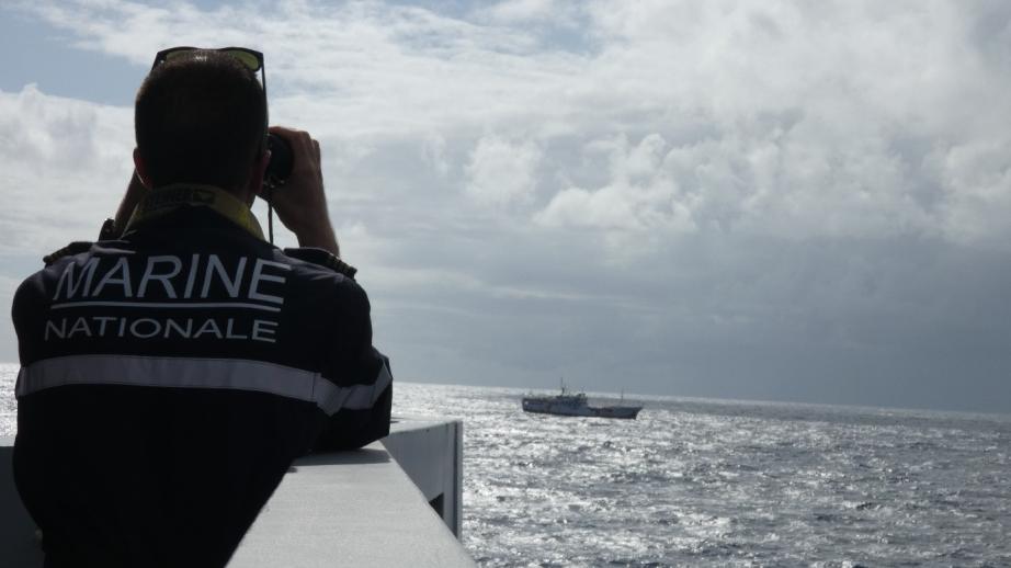 FAPF - Le BSAOM Bougainville en mission de police des pêches à l’ouest des Îles Marquises 