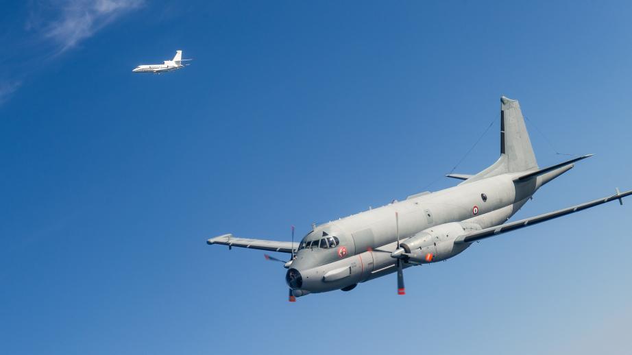 Atlantique 2 et Falcon 50