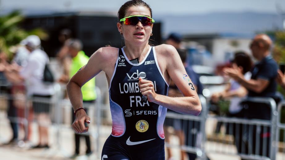 Matelot Emma Lombardi en triathlon