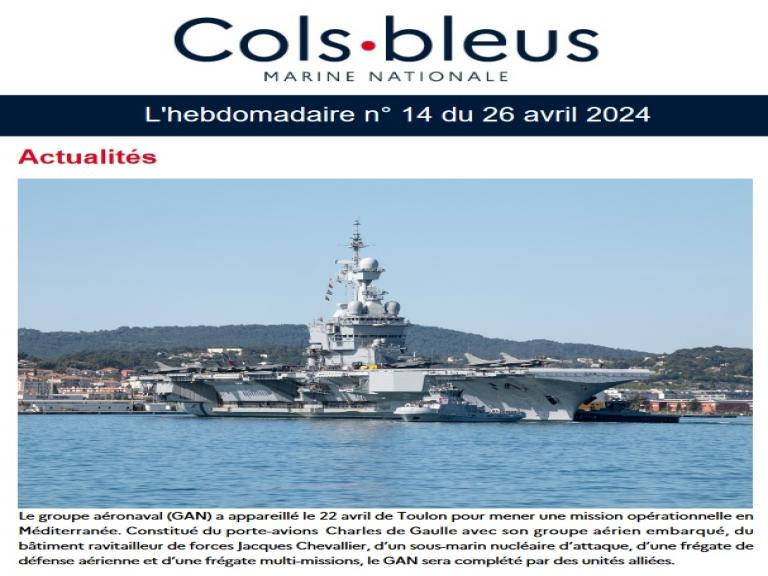 Couverture de la lettre hebdomadaire n° 14 du 26 avril 2024