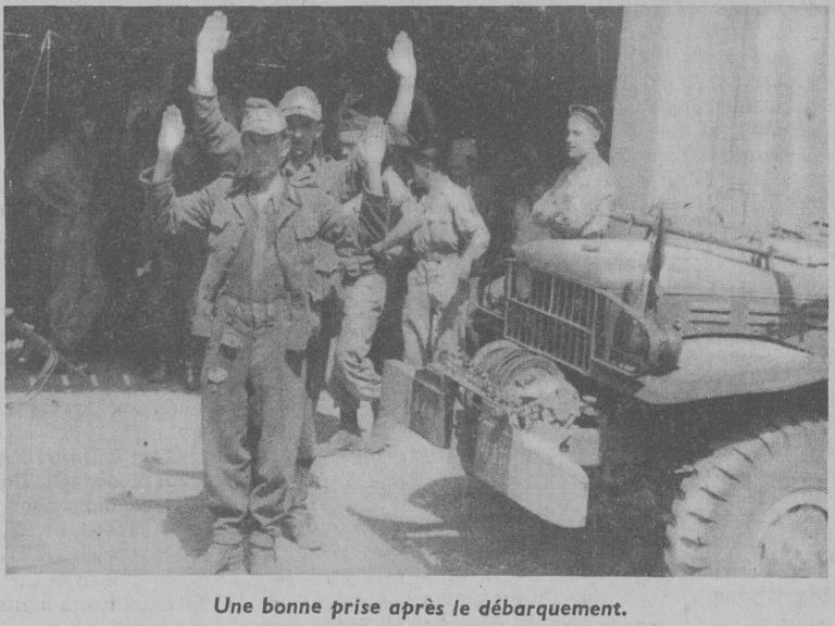 Le 1er RFM libère la ville d'Autun
