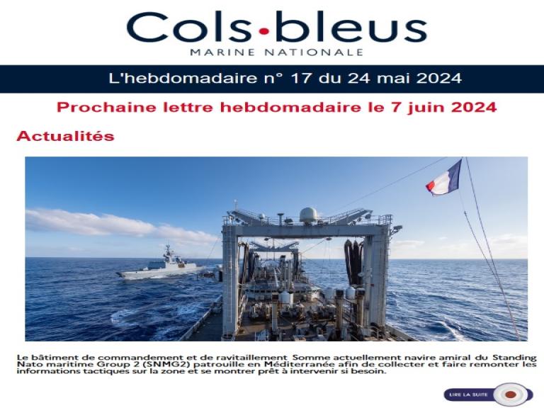 Lettre hebdomadaire n°17 du 24 mai 2024