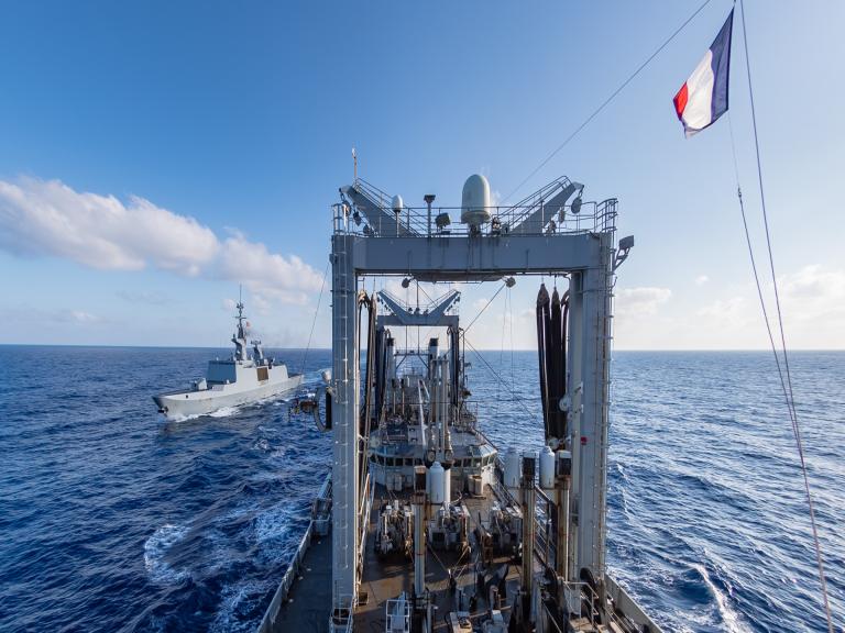 La Somme navigue en Méditerranée au sein du SNMG2