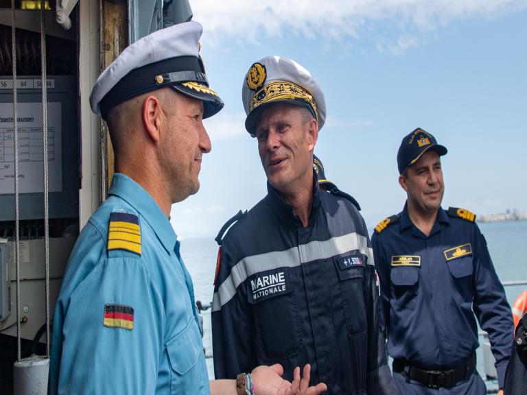 La Somme navigue en Méditerranée au sein du SNMG2