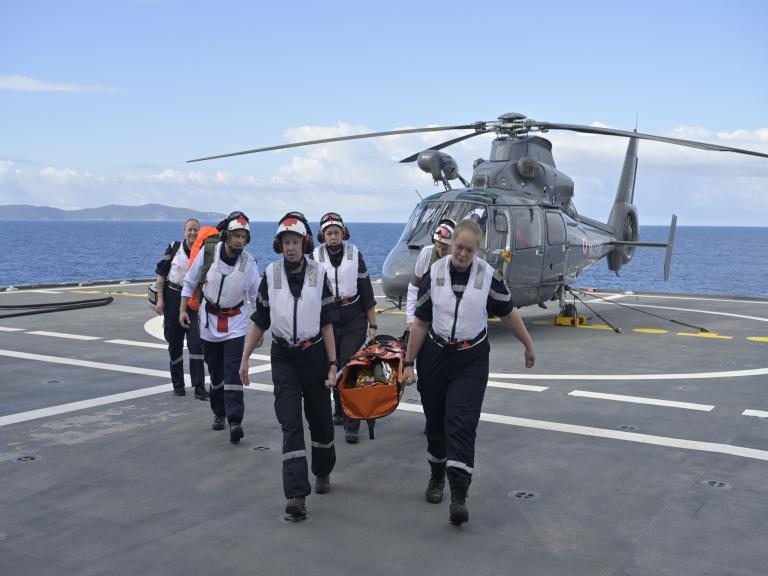 Mare Aperto 24.1 Polaris Début de la participation française à l’exercice de haute intensité