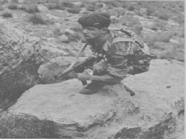 Commando Marine en opération dans le Djebel Bénidir