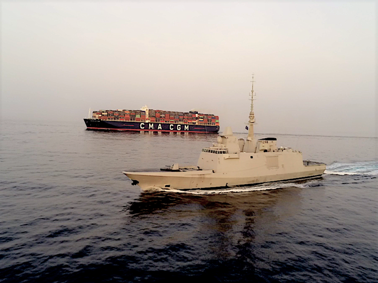 Retour de mission en mer Rouge pour la FREMM DA Lorraine 