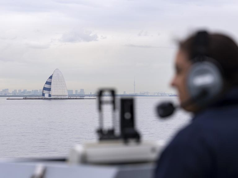 La FREMM DA Lorraine arrive dans les passes de Tokyo 