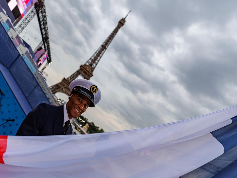 JOP 2024 : Les marins du bataillon des cérémonies