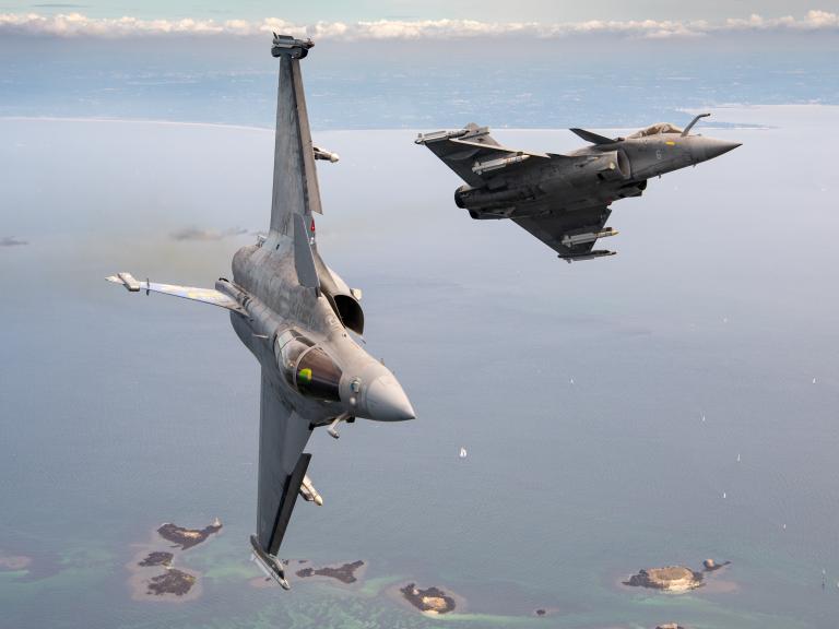 Deux Rafale Marine en vol