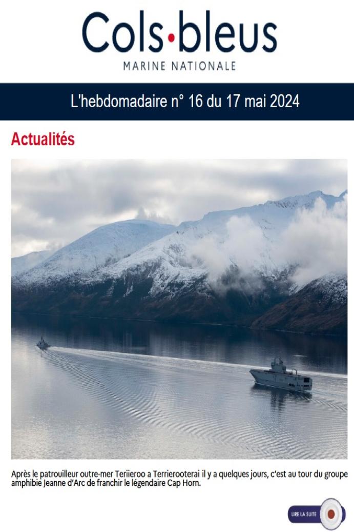 Lettre hebdomadaire n° 16 du 17 mai 2024