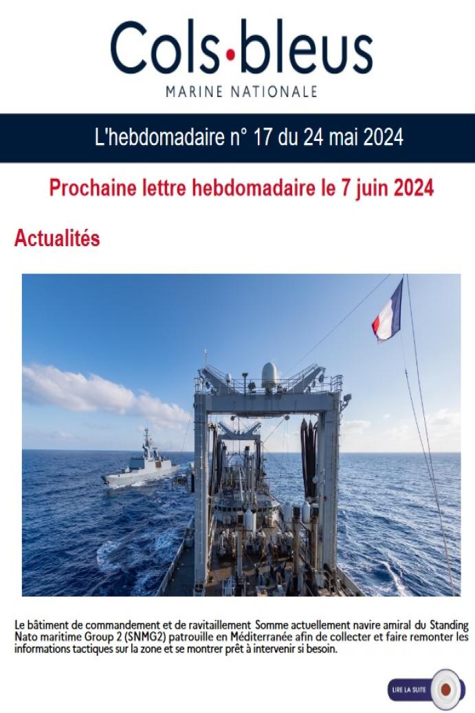 Lettre hebdomadaire n°17 du 24 mai 2024
