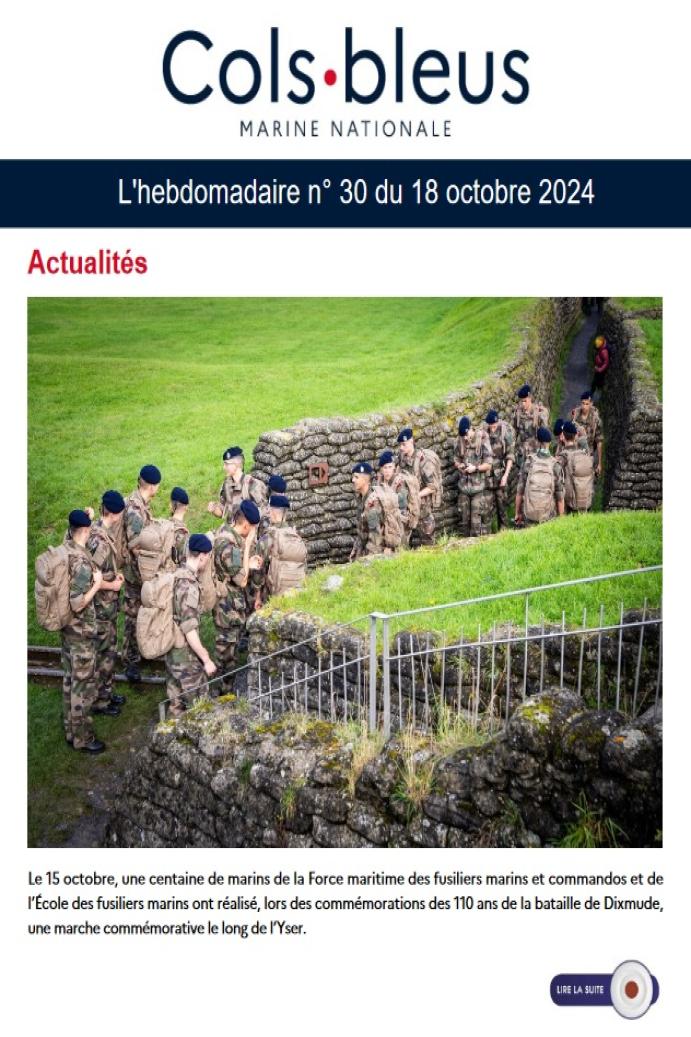 Lettre hebdomdaire n° 30 du 18 octobre 2024